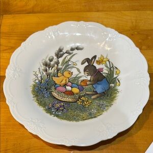 Easter Bunny Decorative Plate